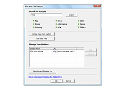 Add & Edit Radio Stations Add & Edit Radio Stations