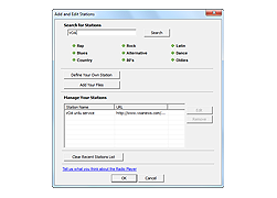 Add & Edit Radio Stations