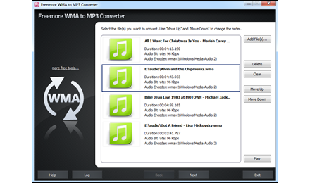 Batch Convert WMA to MP3