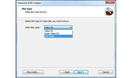 Burn Video CD/Super Video CD/DVD Video