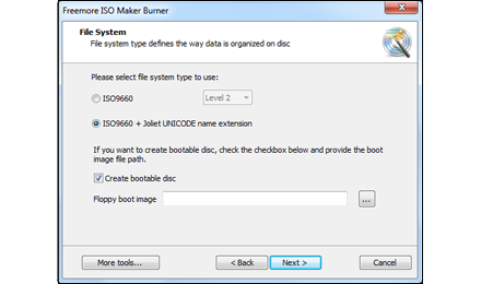 Choose File System