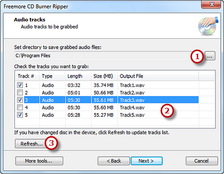 Specify Output Folder