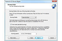 Choose Burning Mode