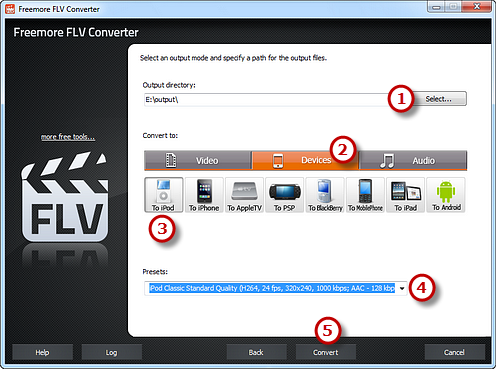 Preset Output Settings