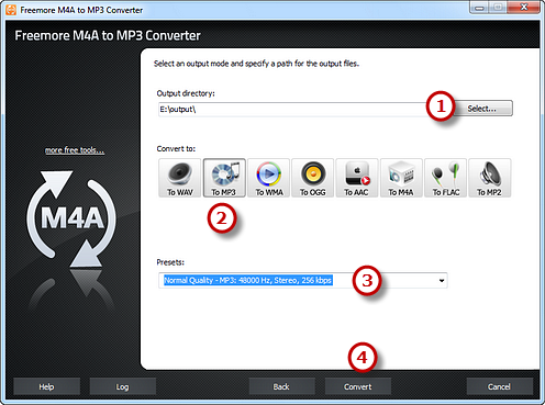 Preset Output Settings