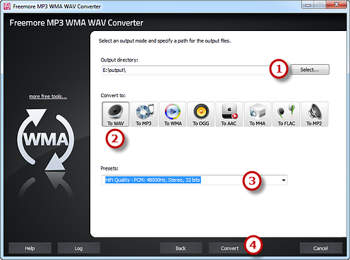 Preset Output Settings