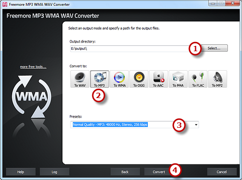 Preset Output Settings