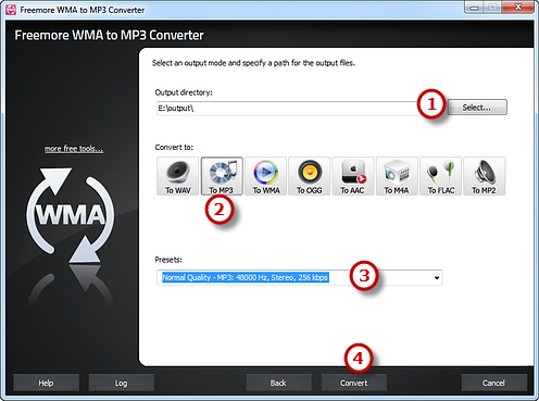 Preset Output Settings