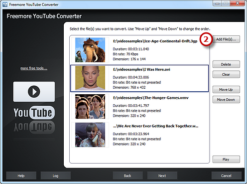 Add Local Video Files to the Conversion List