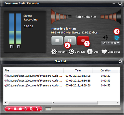 Start Recording