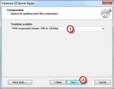 Choose Compression Type