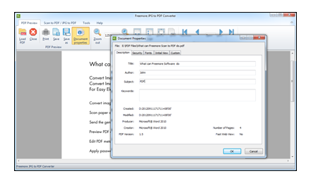 View PDF Properties