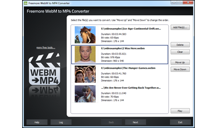 Batch Convert WebM to MP4