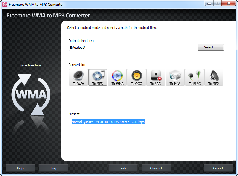 Freemore WMA to MP3 Converter 5.1.8 full