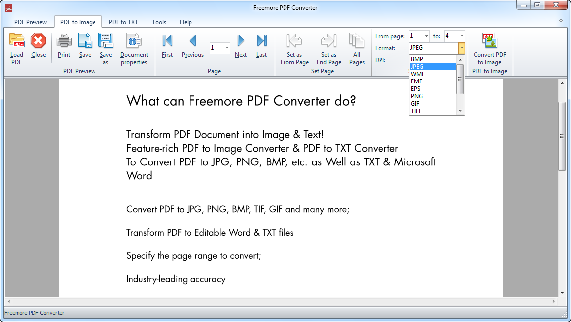 Freemore PDF Converter