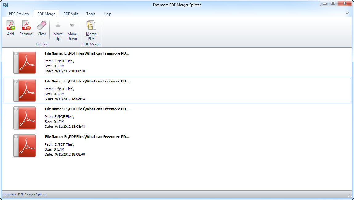 Freemore PDF Merger Splitter 5.1.8 full