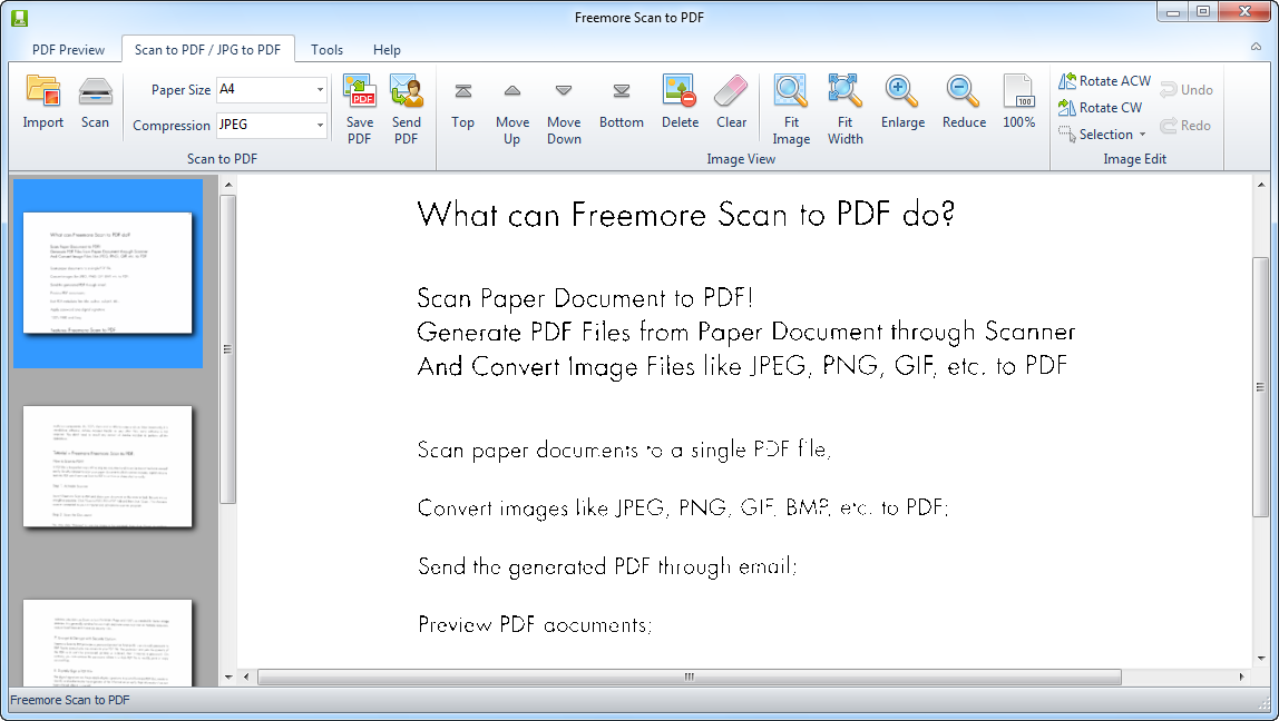 free download scan to pdf