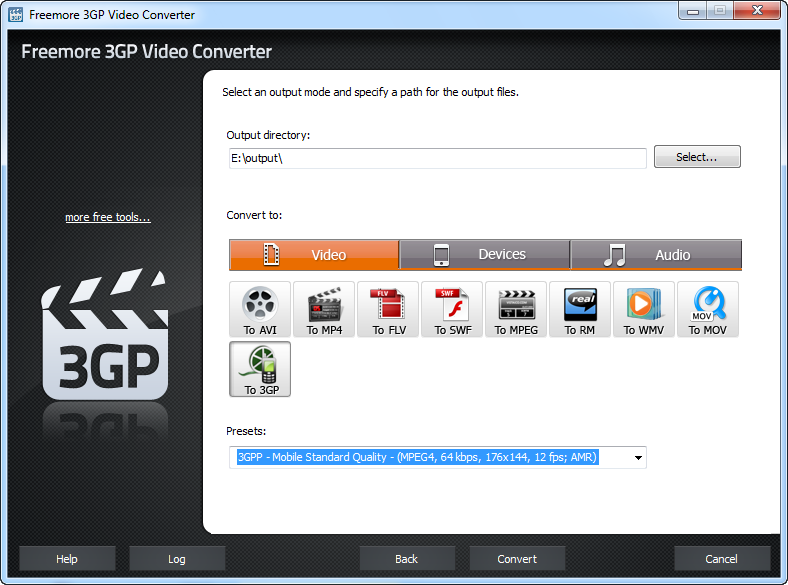 Freemore 3GP Video Converter 5.1.8 full