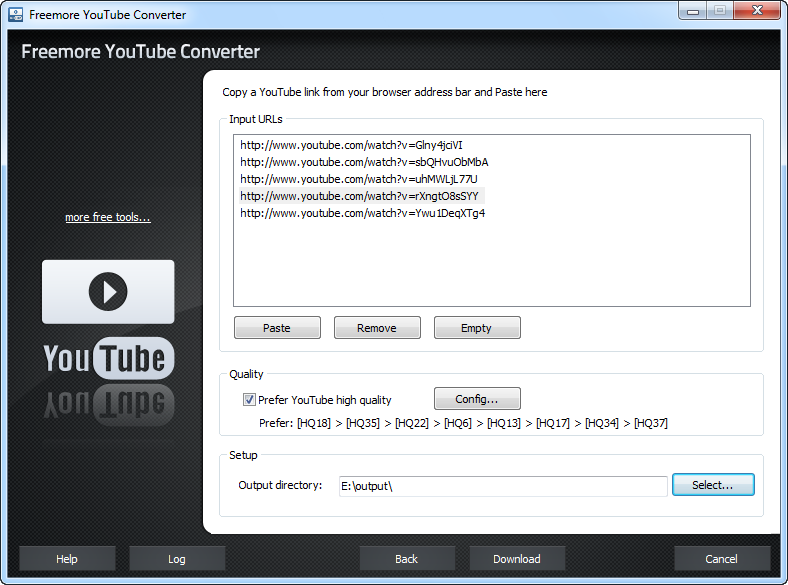 Freemore YouTube Converter