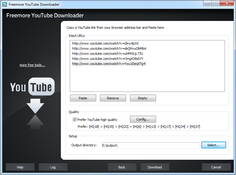 Freemore YouTube Downloader